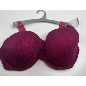 NWT Cacique Lightly Lined T-Shirt Bra Size 44C Pink